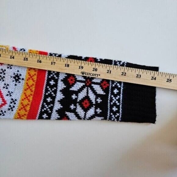 Super Mario Sweater Mens XL Multicolor Crewneck AOP Geo Gamer XMas Colorful LS - Picture 6 of 15